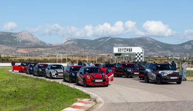 Τα MINI John Cooper Works στην πίστα των Μεγάρων