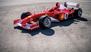 Για 6,6 εκ. δολάρια πωλήθηκε η F2002 του Schumacher