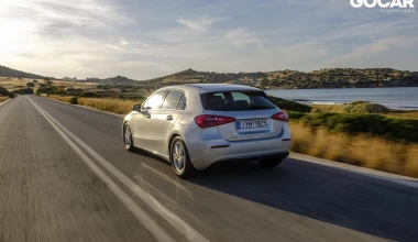 Με την Mercedes Benz A-Class στην Παραλιακή Σουνίου. Στην αφρόκρεμα με την αφρόκρεμα