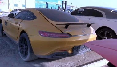 Μια μάντρα γεμάτη παρατημένα supercar και πολυτελή οχήματα (video)