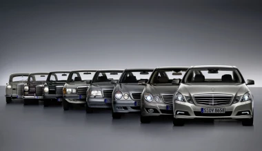 Η νέα Mercedes-Benz E-Class και οι πρόγονοί της