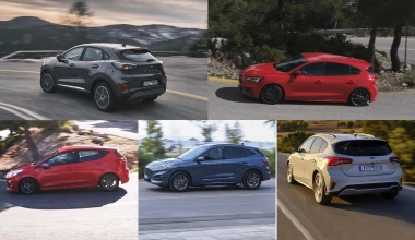 Δοκιμάζουμε 5 νέα Ford: Fiesta, Puma, Focus Active, Focus ST, Kuga PHEV
