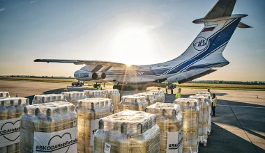 Αποστολή ανθρωπιστικής βοήθειας από τη SKODA στην Ινδία