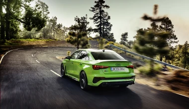 Το νέο Audi RS 3 των 400 ίππων και 500 Nm ροπής είναι εδώ για να προσφέρει απόλαυση στο δρόμο και την πίστα