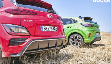 Δοκιμή Hyundai Kona N Line Vs Ford Puma ST: Τα SUV… τρελάθηκαν!