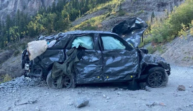 Ford Bronco πέφτει από γκρεμό 122 μέτρων!