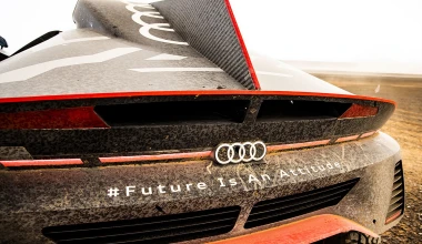 Εξαντλητικές οι δοκιμές του Audi RS Q e-tron στο Μαρόκο, με τις υψηλές θερμοκρασίες και τις αμμοθύελλες να πρωταγωνιστούν