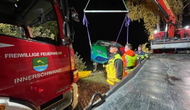 Οδηγός έκανε βουτιά σε λίμνη με τη Lamborghini του!