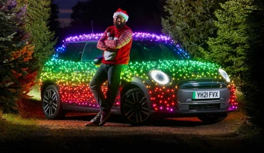 Η Mini στολίζει ένα Cooper με 2.000 LED για φιλανθρωπικούς σκοπούς!