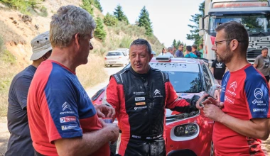 ΕΚΟ Ράλλυ Ακρόπολις: Στο δεξί μπάκετ του Citroen C3 Rally2 του Χ. Καρέλλη