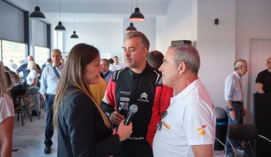 Στο δεξί bucket της Citroen Καρέλλης Racing Team, λίγο πριν το EKO Ράλλυ Ακροπολις 2023!