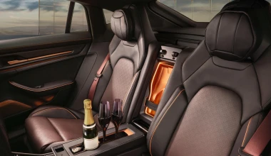 Σε ποιο μοντέλο της Porsche απολαμβάνεις σαμπάνια στο πίσω κάθισμα;