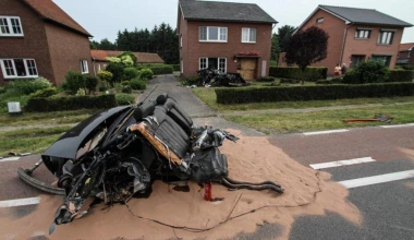 Τρομακτικό ατύχημα με Audi S8 στο Βέλγιο

