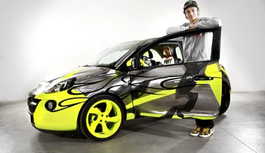 Opel Adam & Vale Rossi για φιλανθρωπικό σκοπό