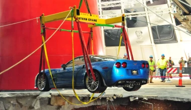 Στο μουσείο της Corvette η «τρύπα» θα διατηρηθεί