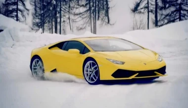 VIDEO: Τι γυρεύουν οι Lamborghini στα χιόνια;