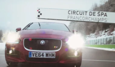 Με τη νέα Jaguar XE στο χιονισμένο Spa (VIDEO)