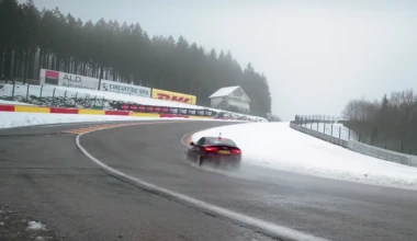 Με τη νέα Jaguar XE στο χιονισμένο Spa (VIDEO)