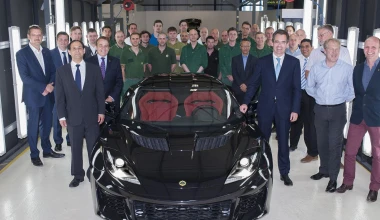 Η 1η Lotus Evora 400 στη γραμμή παραγωγής