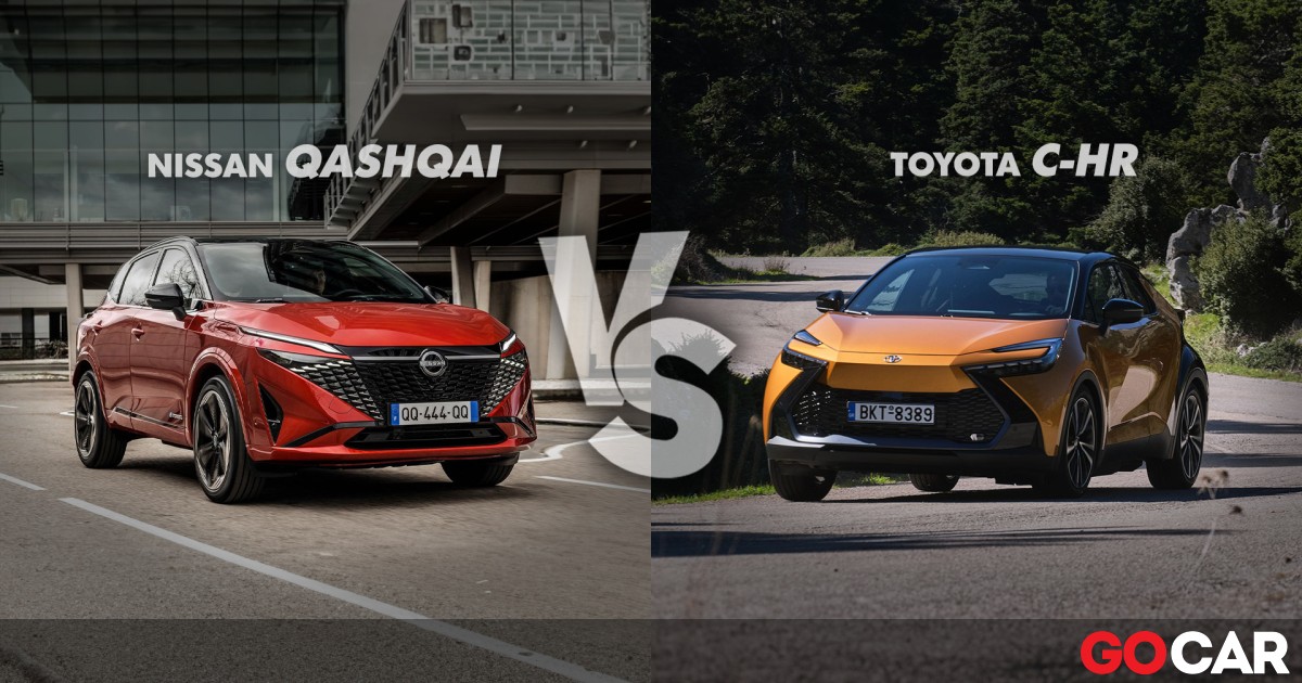 Nissan Qashqai vs Toyota C-HR - Η «μάχη» των υβριδικών SUV - Αμφότερα ...