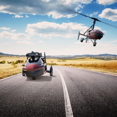 Αυτοκίνητο στον αέρα ή αεροπλάνο στο δρόμο; (vid)