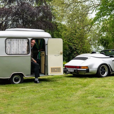 Porsche 911 Carrera 3.2 Speedster με ασορτί trailer