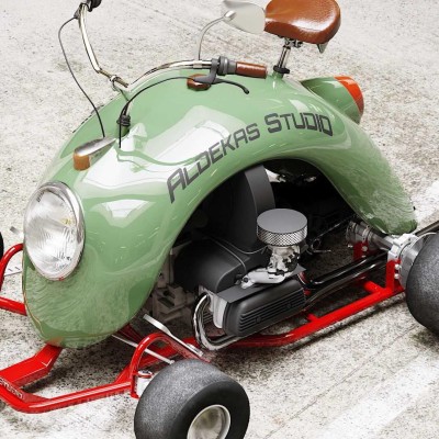 Φτερό από Volkswagen Beetle έγινε… στιλάτο Go-Kart