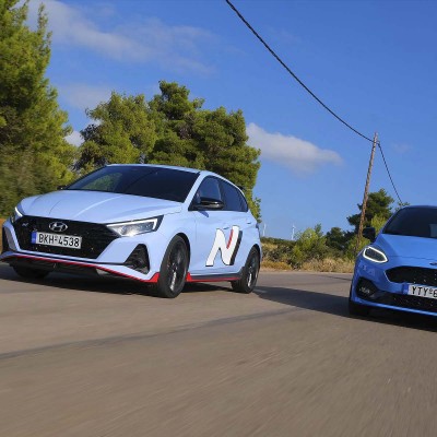 Δοκιμή Ford Fiesta ST Limited Edition & Hyundai i20 N: Fun to drive x2!