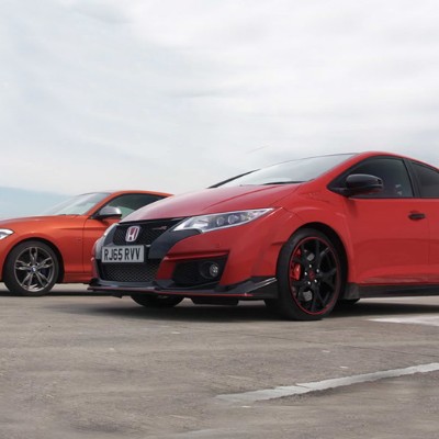 Κόντρα Honda Civic Type R vs BMW 135i (video)