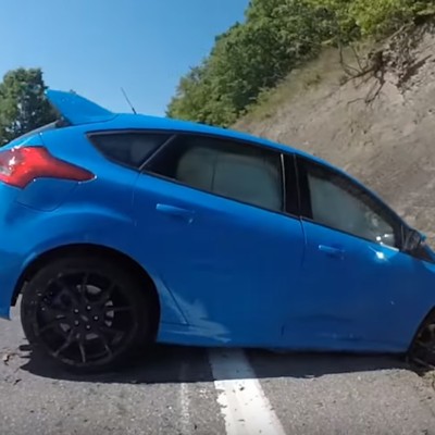 Ένα Ford Focus RS στο… χαντάκι! (video)