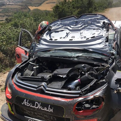 Η τούμπα του Meeke στο Ράλι Σαρδηνίας (vid)