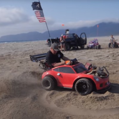 Porsche Power Wheels με μοτέρ από KTM 450 (video)