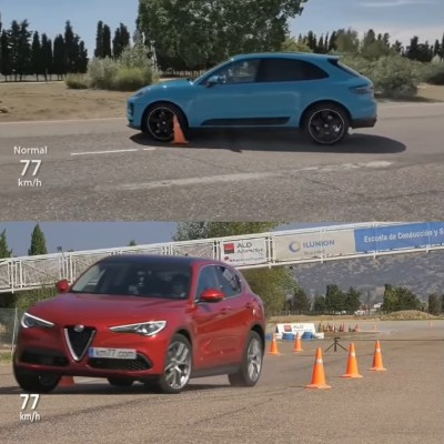 Porsche Macan και Alfa Romeo Stelvio εναντίον ταράνδου [Video]
