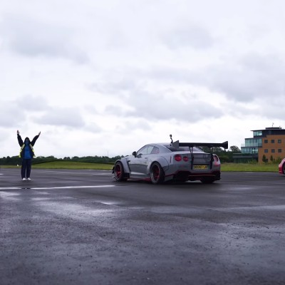 Drag Race: 911 Turbo S vs M8 vs GT-R [Video]
