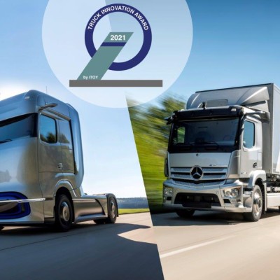 Τα Mercedes-Benz eActros και GenH2 Truck κέρδισαν το βραβείο καινοτομίας «Truck Innovation Award 2021»