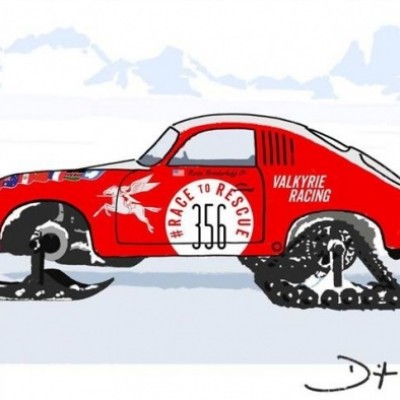 Μία Porsche 356 με ερπύστριες. Μία Porsche 356 με ερπύστριες;