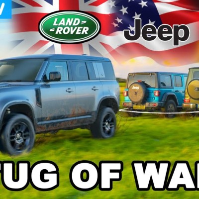 Tug of War: Mercedes G350 vs Land Rover Defender vs Jeep Wrangler [Video]
