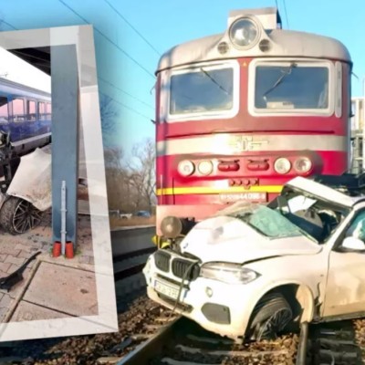 Video: Τρένο έκοψε στη μέση BMW X5 - Ξεγέλασε τον θάνατο ο οδηγός!
