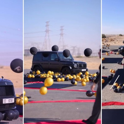 Το δώρο της χρονιάς - Δισεκατομμυριούχος στο Ντουμπάι πήρε στη γυναίκα του αυτοκίνητα εκατομμυρίων