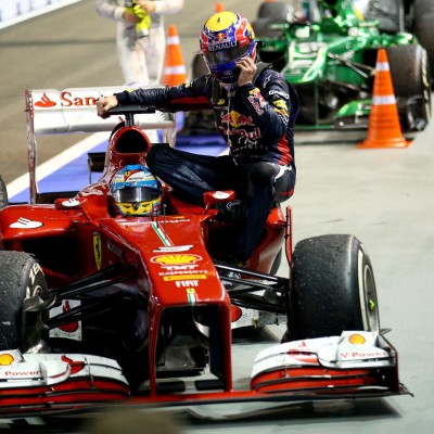 Video: Ποινή 10 θέσεων στον Webber