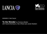 LANCIA @ VENICE FILM FESTIVAL 2012