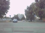 Ambulance Flips a Taxi in Russia