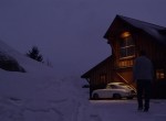 Porsche 356 snow drifting