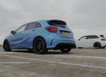 Mercedes A45 AMG vs Audi RS3 - evo DRAG BATTLE