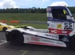 Racing Truck vs Porsche Cayman GT4