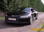 AUDI R8 V10 PLUS CRASH AT CARS AND COFFEE