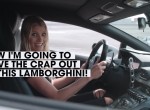 A Lady, a Lamborghini, and a hydraulic hand brake
