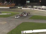 WHAT IN THE WORLD!? RACE CAR DRIVES OVER TOP OF ANOTHER