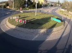 Flying Suzuki Swift accident