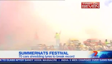 Summernats-2013-burnout-World-Record-7News